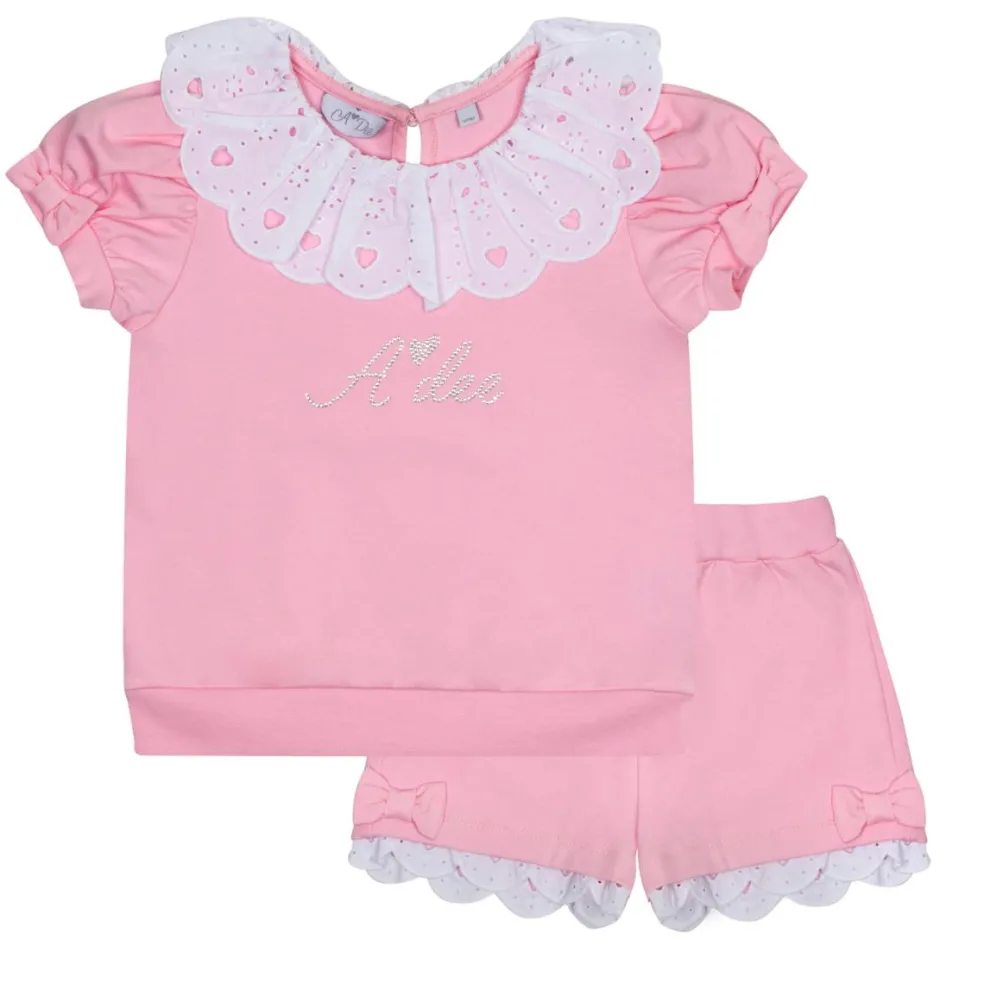 A DEE CHIC CHEVRON LINDA SHORT SET S241503