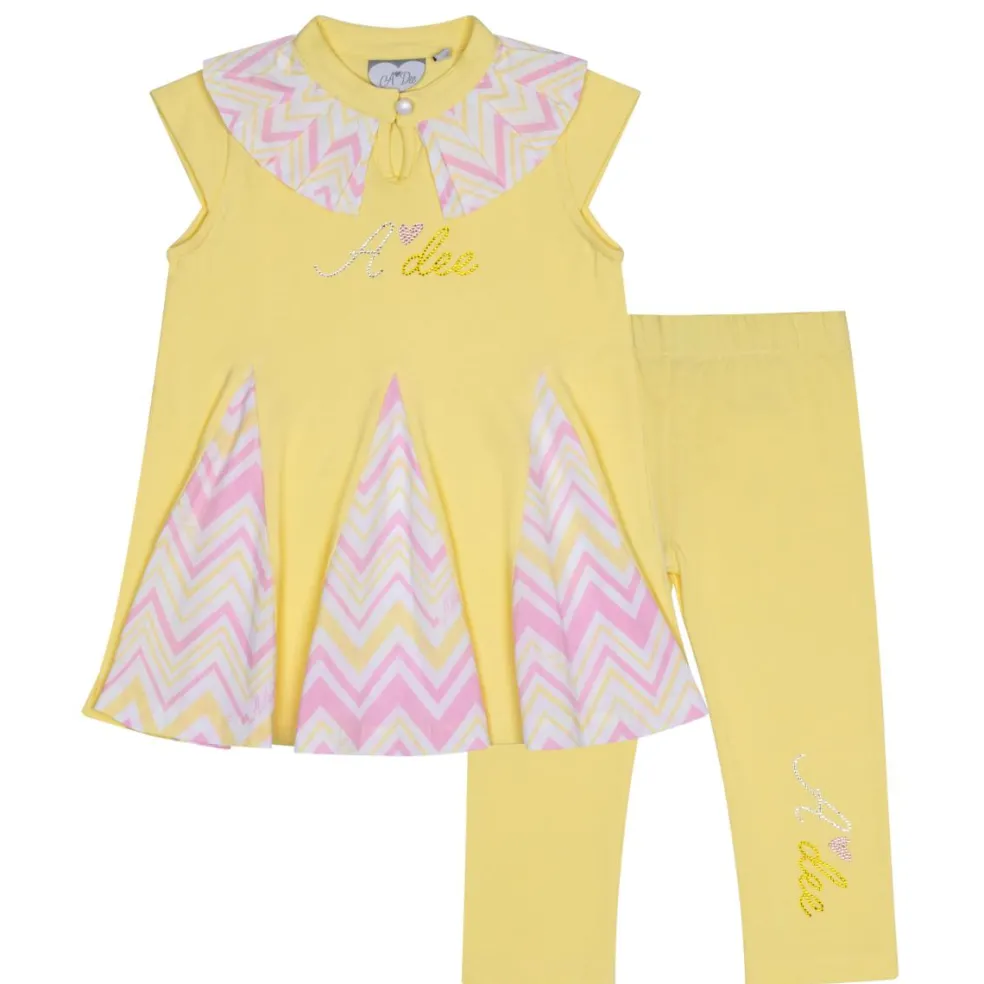 A DEE CHIC CHEVRON LOTTIE LEGGING SET S241507