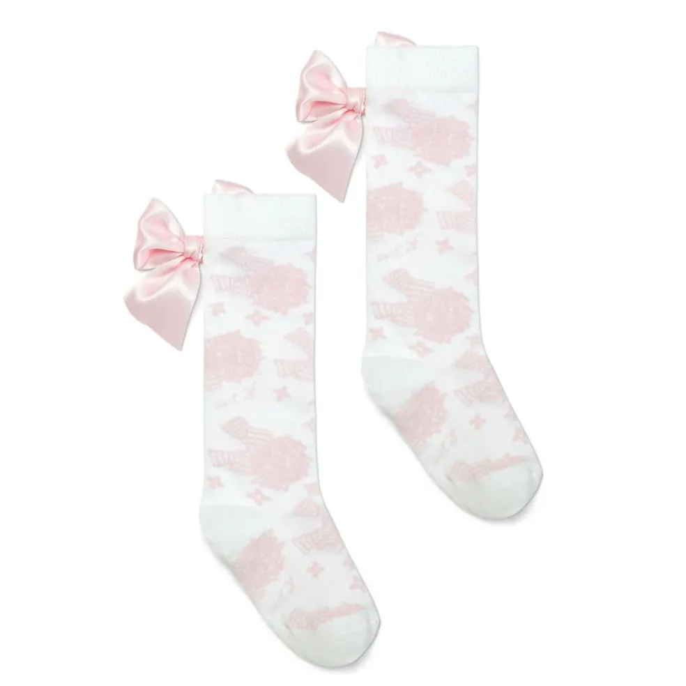 A DEE HEAVENLY HYDRANGEA COURTNEY KNEE HIGH SOCKS S251901