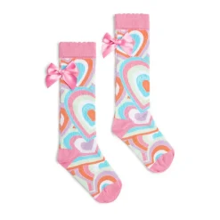 A DEE POP HEARTS ELENA KNEE HIGH SOCKS S253919