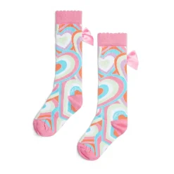 A DEE POP HEARTS ELENA KNEE HIGH SOCKS S253919