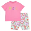 A DEE POP HEARTS ELLIE SHORTS SET S253524