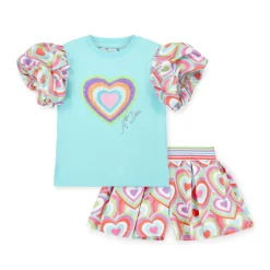 A DEE POP HEARTS EMMA SHORTS SET S253526