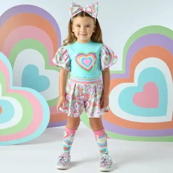 A DEE POP HEARTS EMMA SHORTS SET S253526