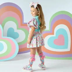 A DEE POP HEARTS EMMA SHORTS SET S253526