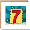 AGE 7 BIRTHDAY CARD PK2672