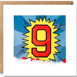 AGE 9 BIRTHDAY CARD PK2674