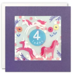 AGE 4 BIRTHDAY CARD PP3719