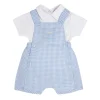 BLUES BABY DUNGAREE SET BB0331