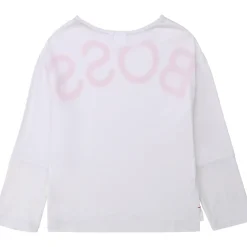 BOSS LONG SLEEVED T SHIRT J15405 10B