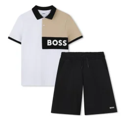 BOSS POLO SHIRT & SHORTS SET J52065