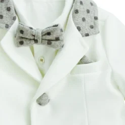 BUFI 5 PIECE SUIT WITH BROWN TRIM B10336A