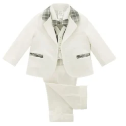 BUFI 6 PIECE SUIT WITH GREY TRIM B10385A