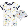 CARREMENT BEAU ROMPER & SUNHAT Y98153