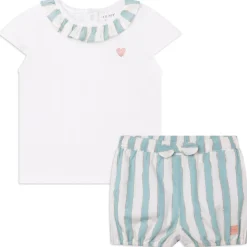 CARREMENT BEAU T SHIRT & SHORTS SET Y08034