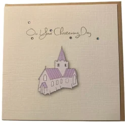 CHRISTENING CARD LPB128