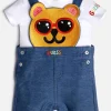 GUESS DUNGAREE SET H3GW03