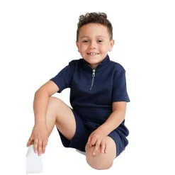 HARRIS KIDS DOUGIE POLO SHIRT & SHORTS SET