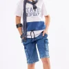 HASHTAG T SHIRT & SHORTS SET 8806