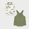 MAYORAL T SHIRT & DUNGAREES 1656