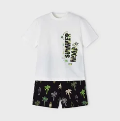 MAYORAL T SHIRT & SHORTS SET 3678