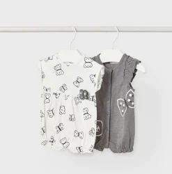 MAYORAL 2X ROMPERS 1743