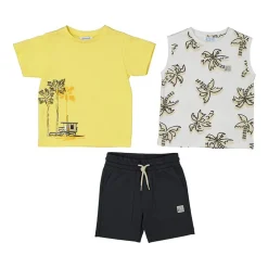 MAYORAL 2X T SHIRT & SHORTS SET 3606