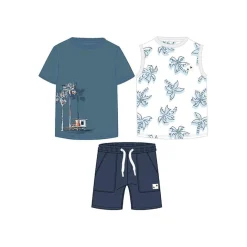 MAYORAL 2X T SHIRTS & SHORT SET 3606