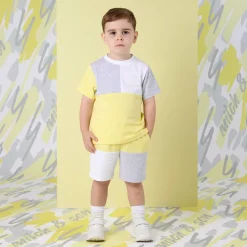 MITCH & SON GRAY SHORTS SET MS25211