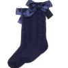 PEX KNEE HIGH SOCKS WITH BOW S5429N