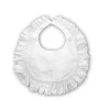 SARAH LOUISE FRILLED CHRISTENING BIB 310