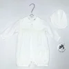 SARAH LOUISE HAND SMOCKED ROMPER & HAT 2200L I