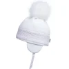 SATILA HAT WITH FAUX FUR POM POM DAISY 100