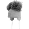 SATILA HAT WITH FAUX FUR POM POMS TINDRA 130