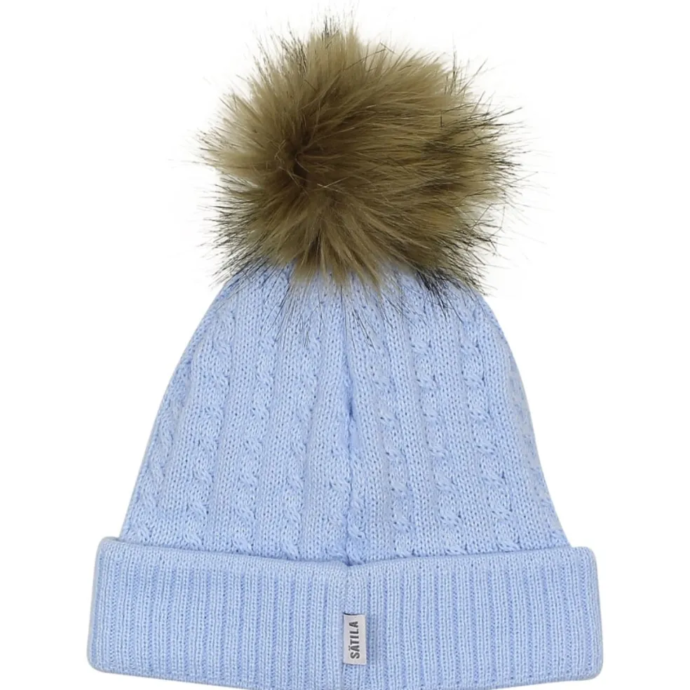 SATILA HAT WITH FAUX FUR POM POM PIPER 433