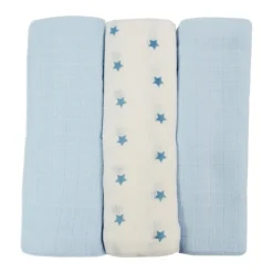 3X MUSLIN SQUARES P13B