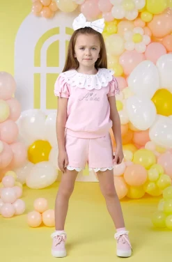 A DEE CHIC CHEVRON LINDA SHORT SET S241503