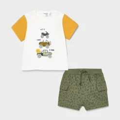 MAYORAL T SHIRT & SHORTS SET 1218